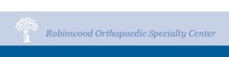 Robinwood Orthopaedic Centers logo