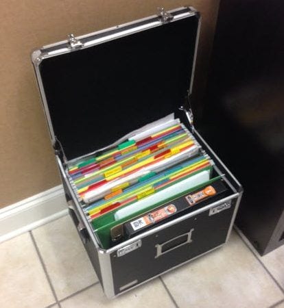 files are often transferred in folders or cases