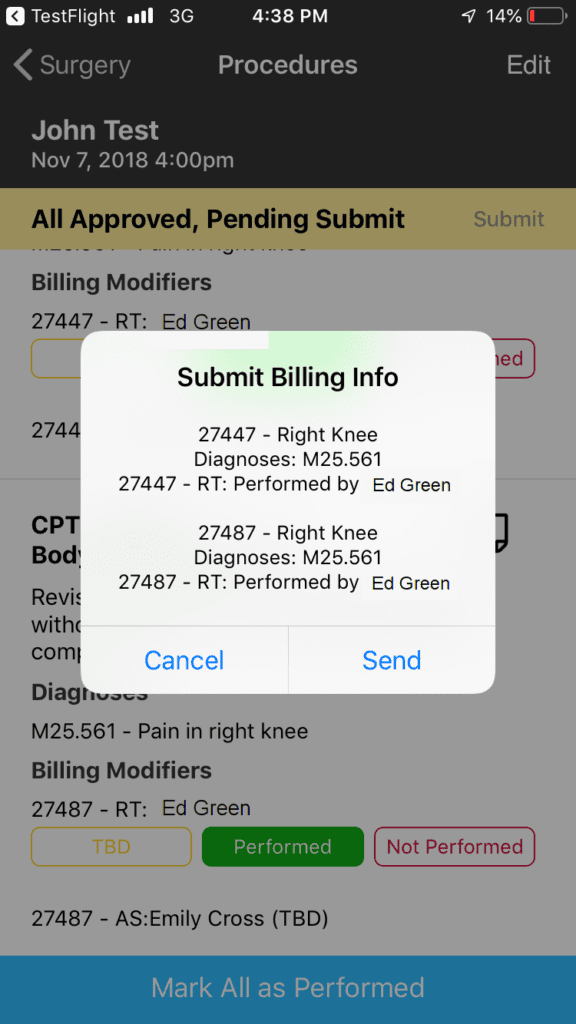 Surgimate’s app helps improve charge capture.