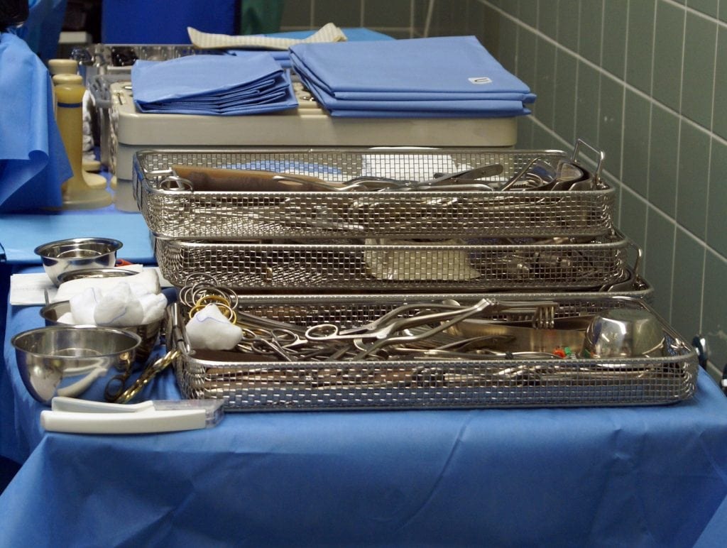 surgical instruments and waste