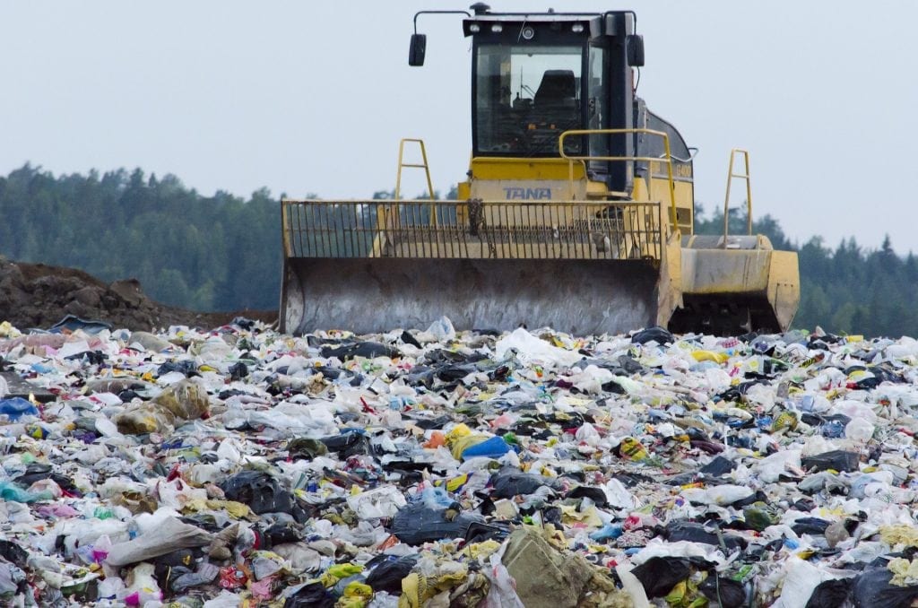 medical waste in landfill